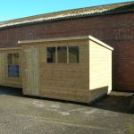 10 x 8 Pent Shed