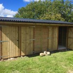 Heavy Duty Double Barn Style Garage