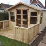 Log Lap Chalet With Decking