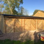 Triple Barn Style Garage